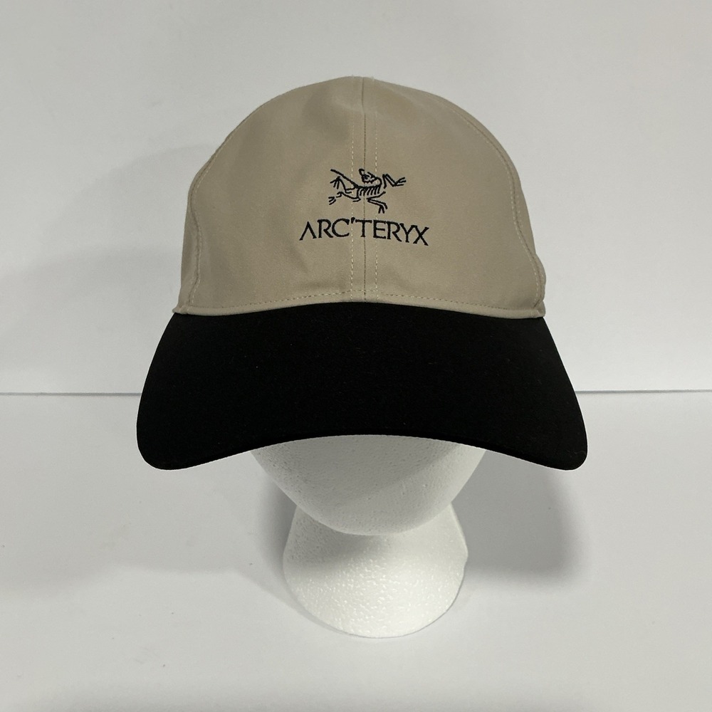 Arc'teryx Bird Word Cap Tan & Black, Small Medium, SnapBack